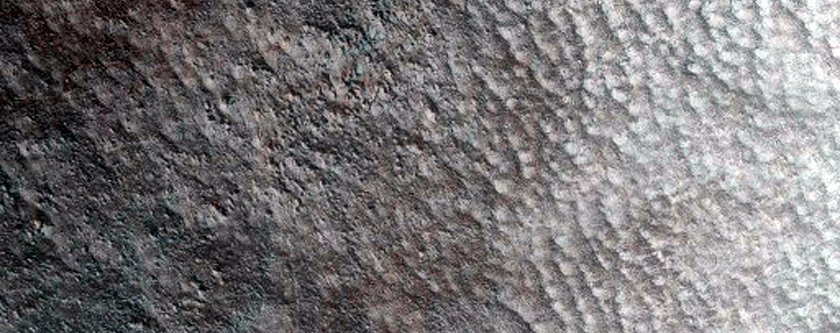 Gullies on Crater