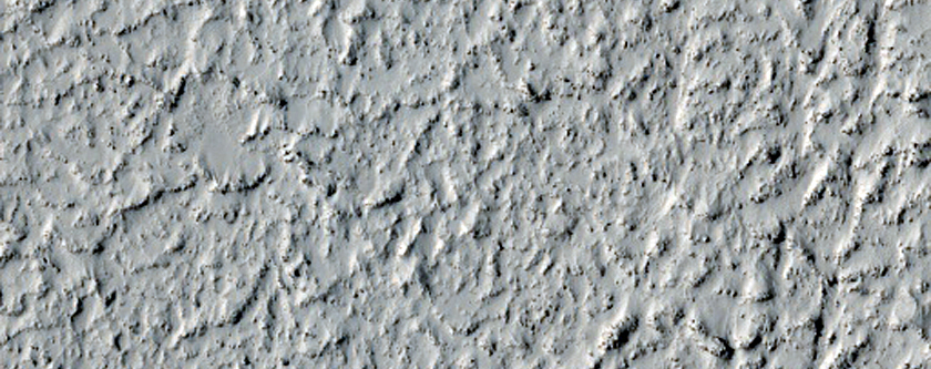 Plains and Upland Contact West of Avernus Dorsa