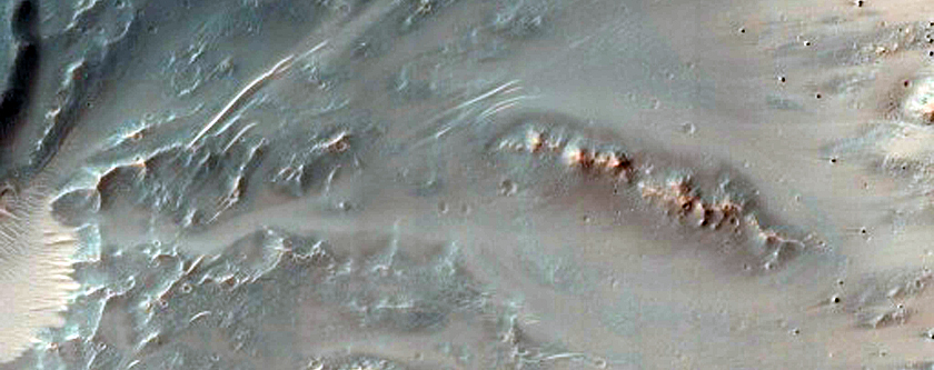 Fresh 7-Kilometer Diameter Crater within Herschel Crater