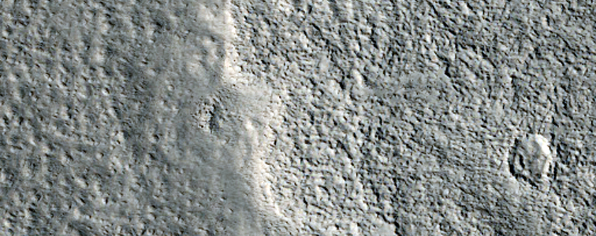 Lobate Flows on Northwest Alba Patera