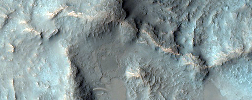 Rocky Impact Crater