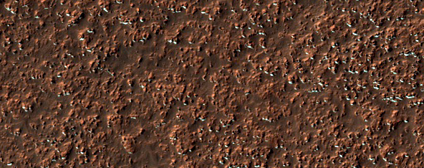 Liu Hsin Crater Ejecta