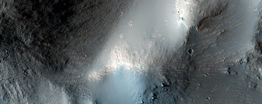 Central Peak of an Impact Crater