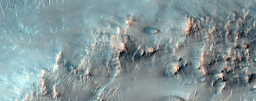 Central Pit of an Impact Crater