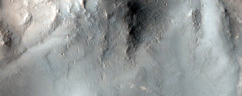 Possible Hydrate-Rich Terrain in Ius Chasma