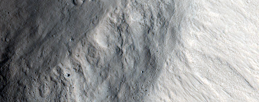 Rayed Crater in Isidis Planitia