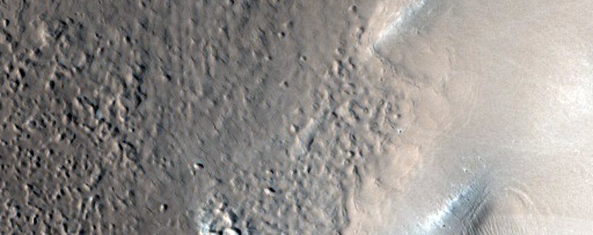 Craters in North Arabia Terra