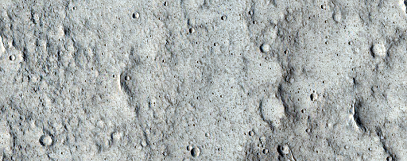 Tail End of Streamlined Landform in Maja Valles System