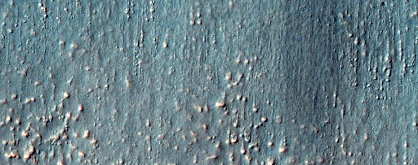 Potential Small Scale Features in Crater