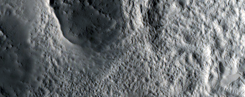 Terrain East of Cassini Crater