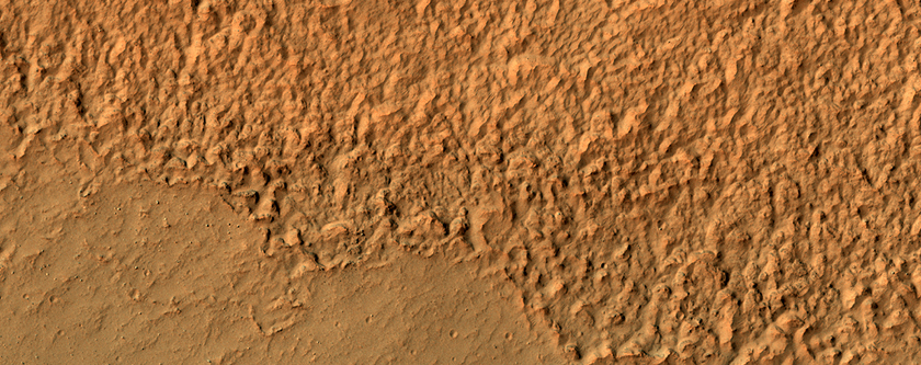 Possible Phyllosilicate-Rich Terrain Northwest of Hellas Planitia