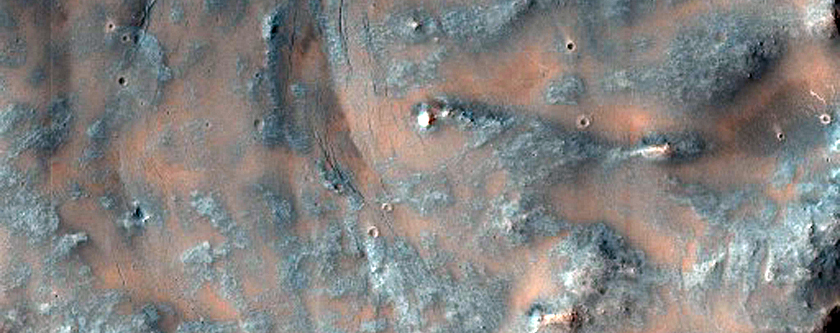Crater in Sinus Sabaeus Region