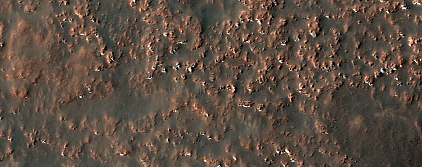 Liu Hsin Crater Ejecta and Surrounding Terrain