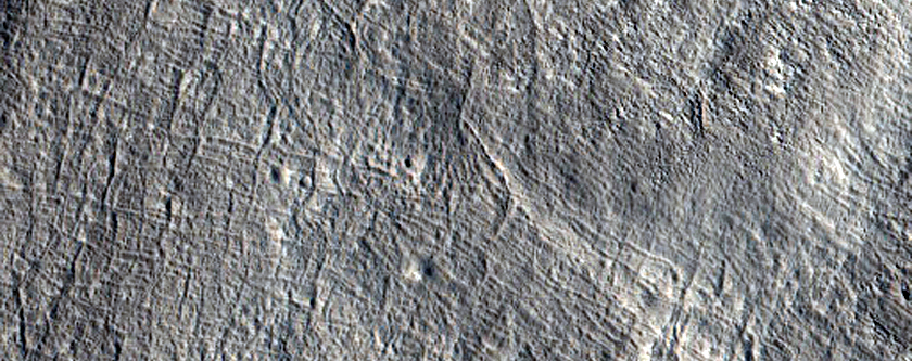Craters near Galaxias Fossae