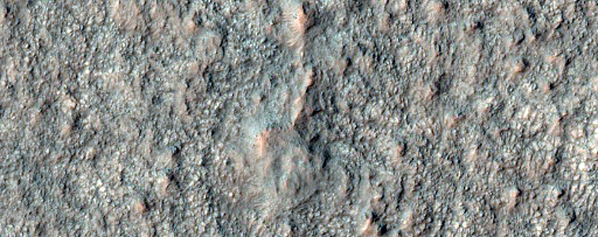 Crater West of Muller Crater