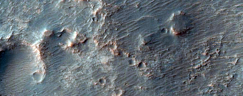 Terby Crater Surroundings