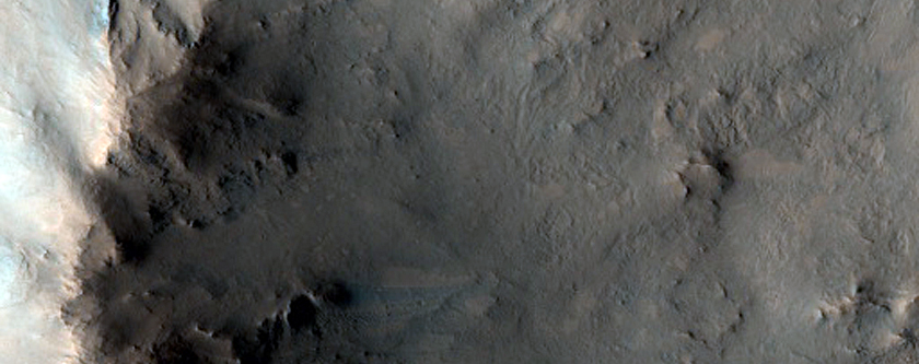 Possible Carbonate-Rich Terrain in Central Stucture of Leighton Crater