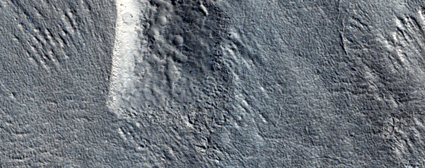 Gullied Crater Wall