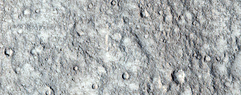 Tail End of Streamlined Landform in Maja Valles System