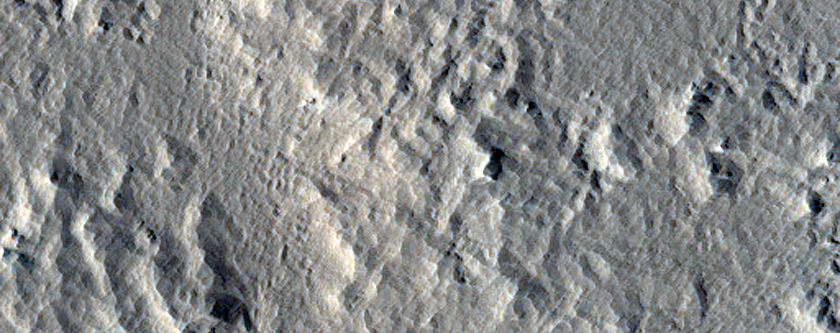 Distal Margins of Eastern Ejecta of Corinto Crater