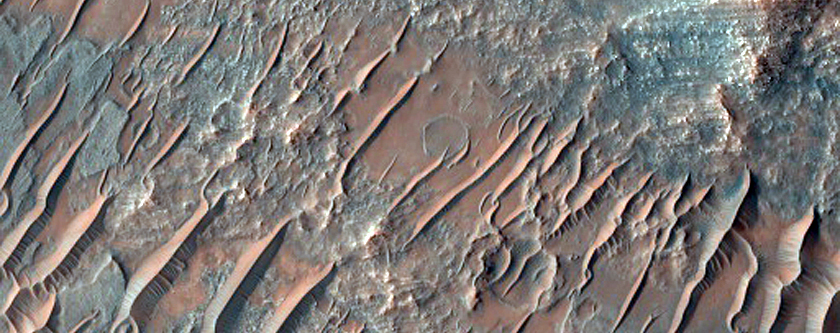 Central Uplift with Tilted Layers