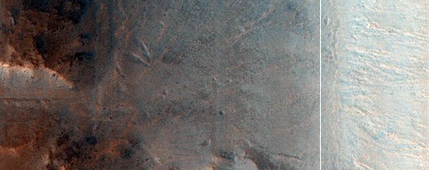 Well-Preserved 7-Kilometer Diameter Crater in Acidalia Planitia