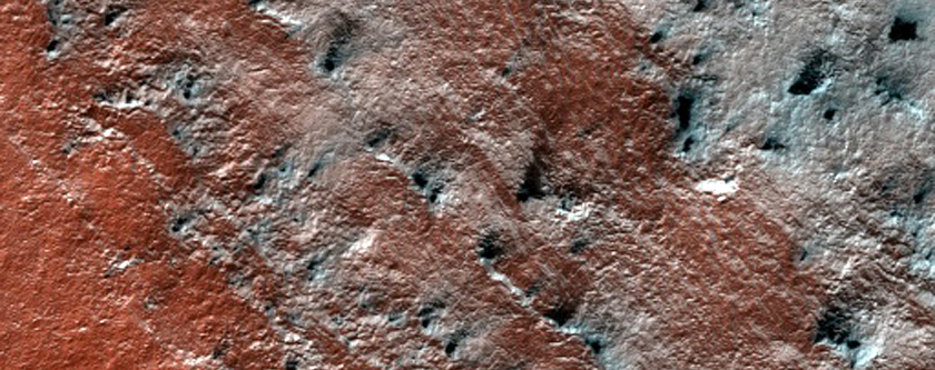 Carbon Dioxide Erosion on Rugged Terrain