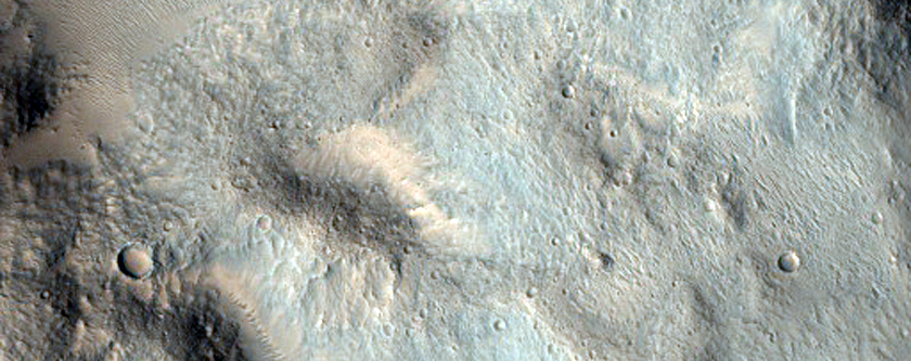 Recent 10-Kilometer Diameter Crater in Ares Vallis