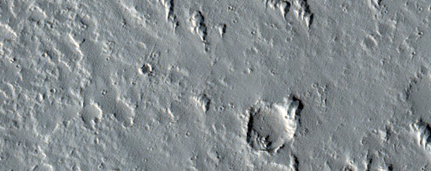 Dark Spot Indicating Possible Fresh Impact Site