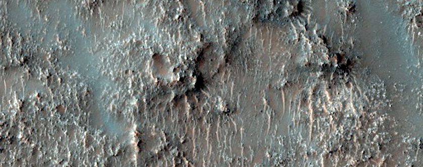 Intracrater Radial Ridges