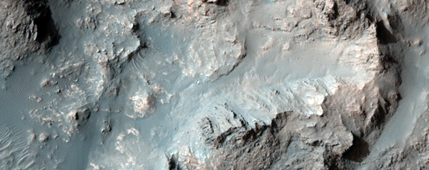 Crater in Icaria Planum