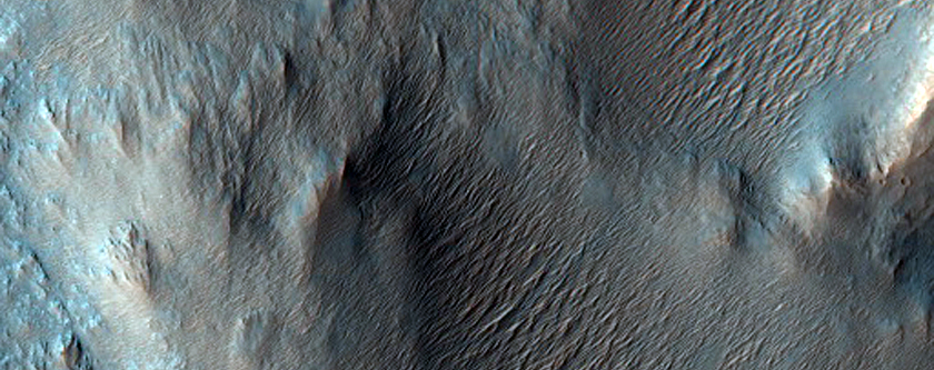 Possible Olivine-Rich Terrain North of Hellas Planitia