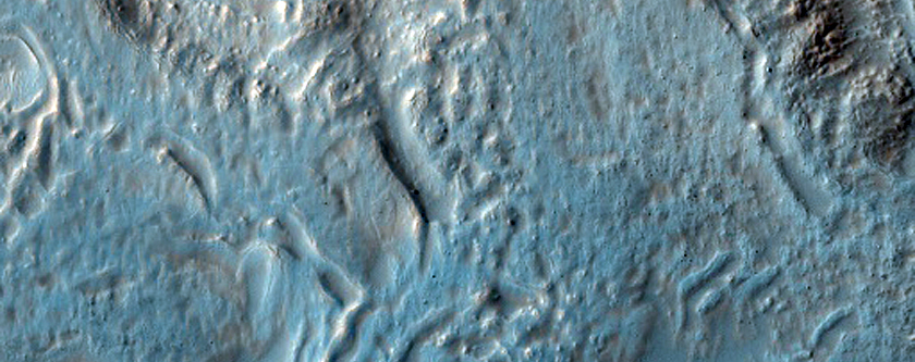 Narrow Gully Channels in Well-Preserved 3-Kilometer Diameter Impact Crater