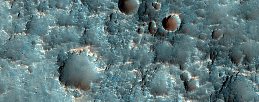 Possible Olivine in Tyrrhena Terra