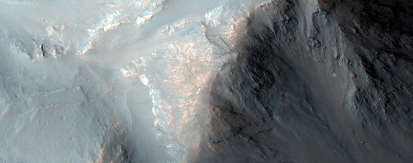 Massif on the Floor of Coprates Chasma