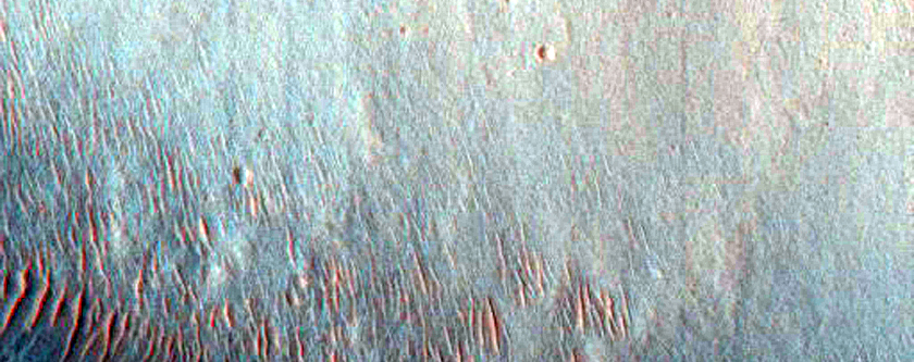Possible Olivine-Rich Terrain North of Ausonia Mensa