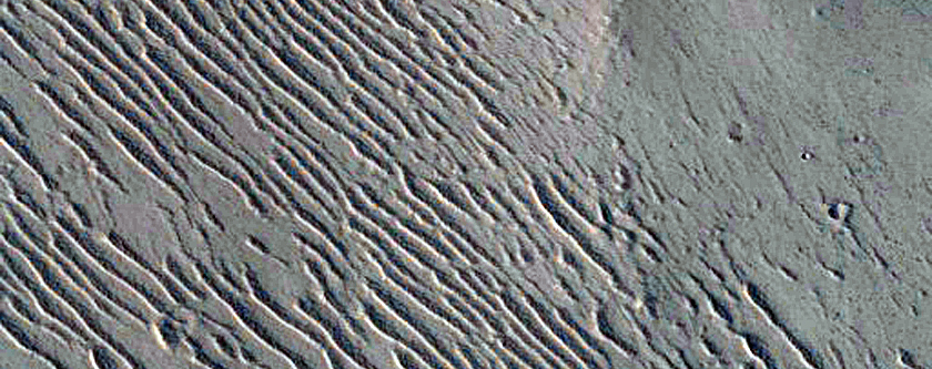 Chain of Pits East of Ophir Chasma