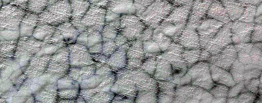 South Polar Residual Cap in Spring