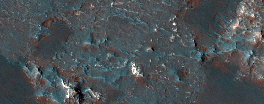 Possible MSL Rover Landing Site in Eberswalde Crater
