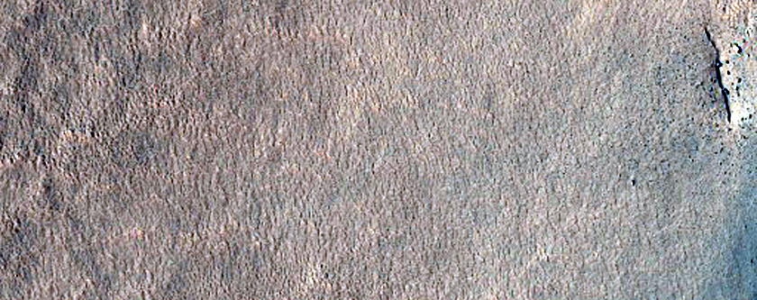 Northern Part of Asimov Crater Ring Trough