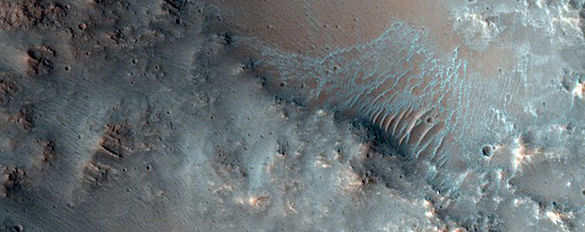 Possible Olivine-Rich Crater in Solis Planum