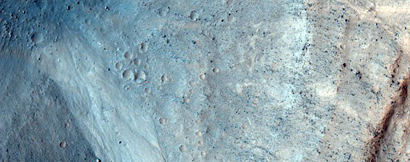 Transient Slope Linea Formation on Well-Preserved Crater