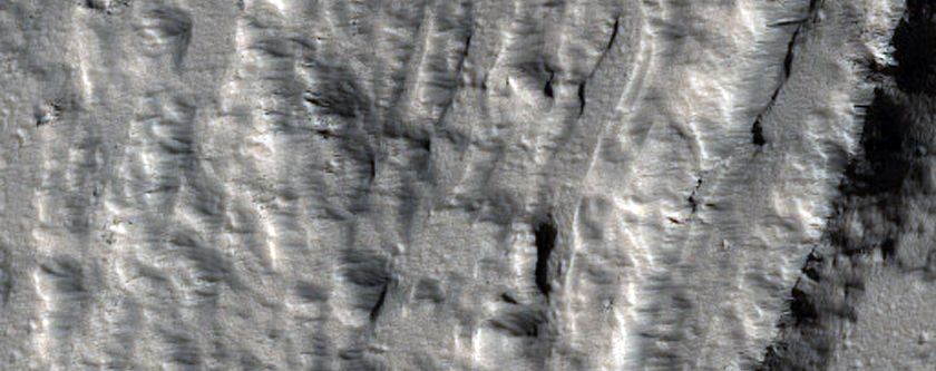 Northern Flank of Olympus Mons