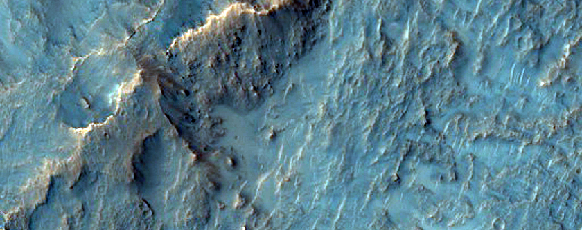 Possible Layered Alunite-Kaolinite-Rich Terrain in Cross Crater