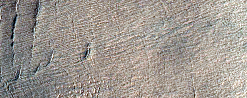 Depressions in Mantling Deposit