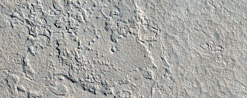 Lava Flow Features in Marte Vallis