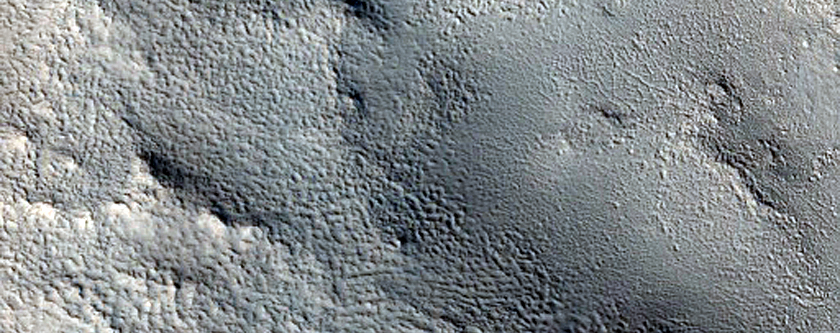 Layered Material North of Cerulli Crater