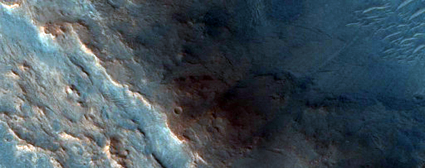 Landforms in Mawrth Vallis Region