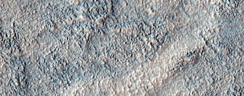 Fan at Valley Terminus as Seen in CTX Image 