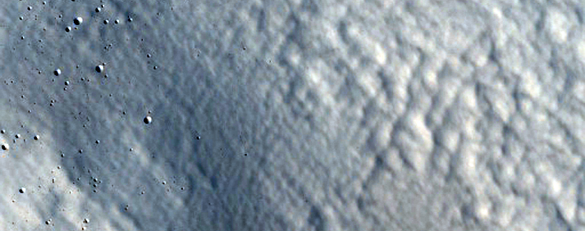 Youthful Crater on Knob Northwest of Arsia Mons